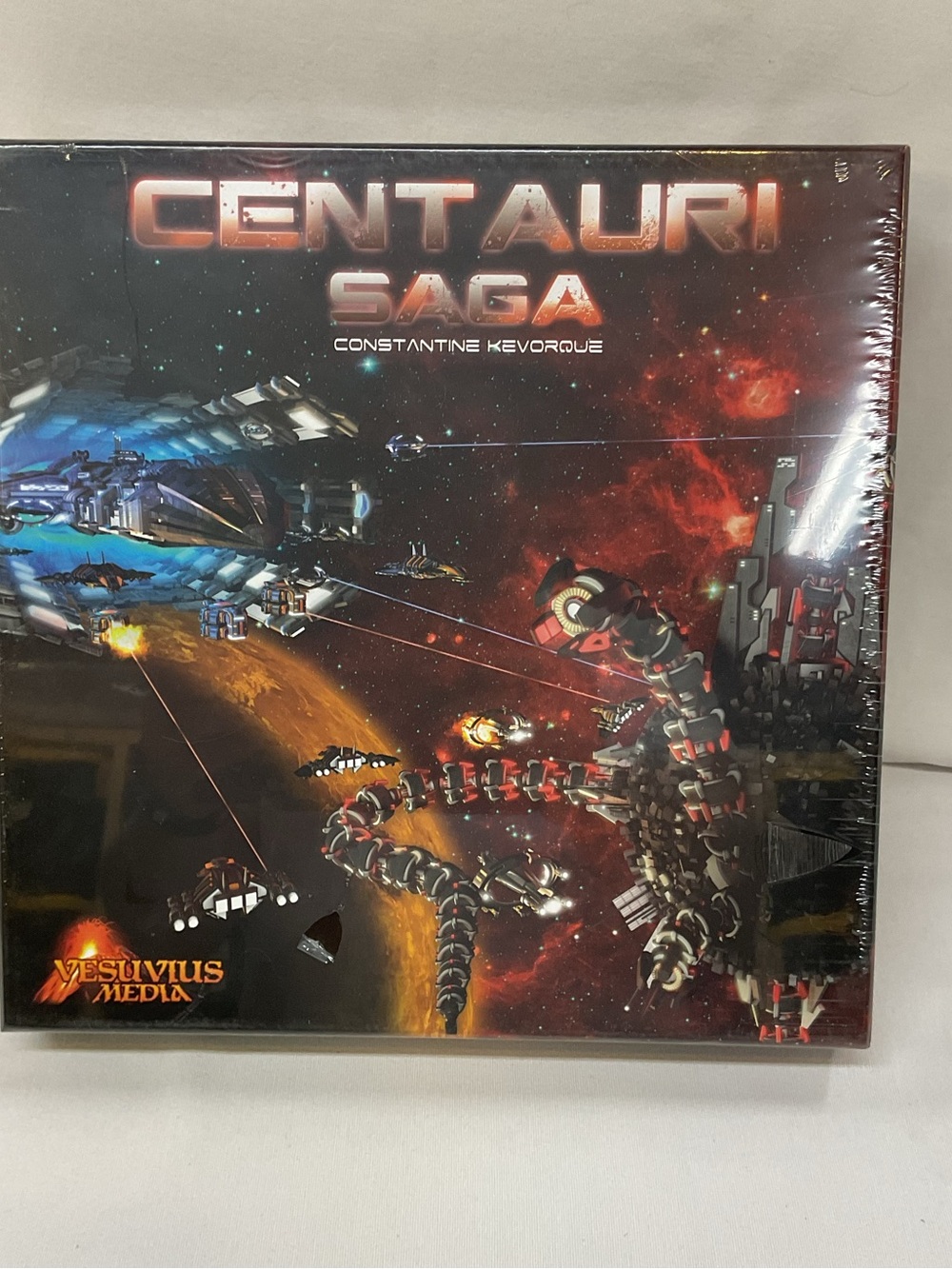 Centauri NWT (Sealed) Saga Board Game Constantine Kevorque 47 miniatures